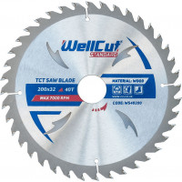 круг отрезной по дереву WellCut Standart  - 180*22,23 (30Т)