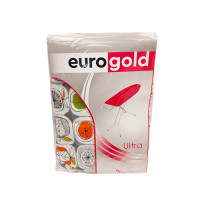 чохол для дошки для прасування Eurogold - 1100х300мм,1140х340мм, з поролоном, сірий з фруктами