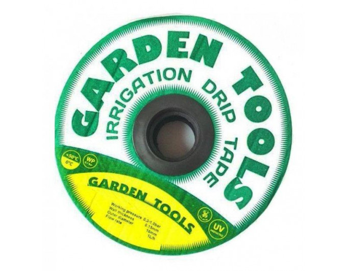 стрічка краплинного поливу - Garden Tools 0.15мм 6 mils 30см/1000м