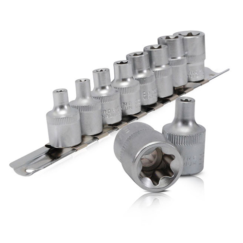 набір головок INTERTOOL - 3/8" 10 од., E5-E16, TORX