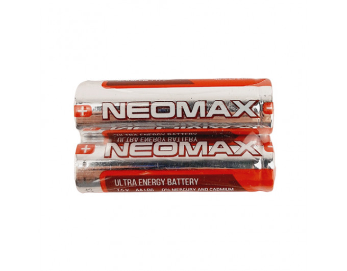 батарейки - NEOMAX LR6/AA лужна (Alkaline) у плівці (2 шт/уп)